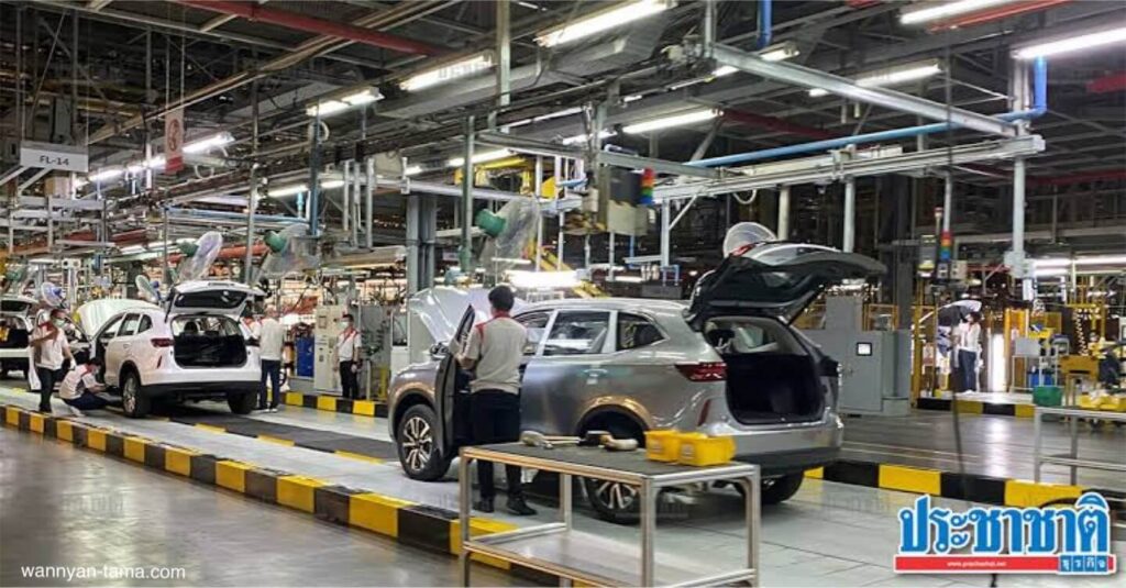 การผลิตภาคอุตสาหกรรมของไทยTHMP รายงานการผลิตรถยนต์ชะลอตัว เป็นเดือนที่ 16 ของเดือนมกราคม กระทรวงอุตสาหกรรมกล่าวเมื่อว